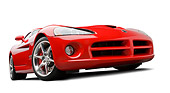 VIP 01 BK0005 01
2009 Dodge Viper SRT/10 Red 3/4 Front View On White Seamless