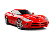 VIP 01 BK0012 01
2009 Dodge Viper SRT/10 Red 3/4 Front View On White Seamless