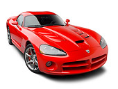 VIP 01 BK0014 01
2009 Dodge Viper SRT/10 Red 3/4 Front View On White Seamless