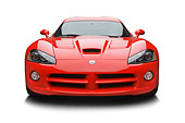 VIP 01 BK0028 01
2009 Dodge Viper SRT/10 Red Front View On White Seamless