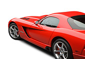 VIP 01 BK0030 01
2009 Dodge Viper SRT/10 Red 3/4 Side View On White Seamless