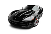 VIP 01 BK0041 01
2009 Dodge Viper SRT/10 Black 3/4 Front View On White Seamless