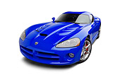 VIP 01 BK0042 01
2009 Dodge Viper SRT/10 Blue 3/4 Front View On White Seamless