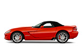 VIP 01 IZ0001 01
2008 Dodge Viper SRT/10 Roadster Red Profile View Studio