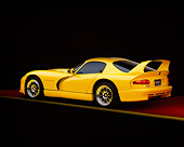 VIP 01 RK0123 02
1996 Dodge Hennessey Viper Venom 650R Yellow 3/4 Rear View Studio