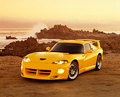 VIP 01 RK0149 02
1996 Dodge Hennessey Viper Venom 650R Yellow 3/4 Front View On Sand By Ocean Filtered