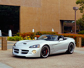 VIP 01 RK0223 04
2005 Dodge Hennessey Viper Convertible Silver 3/4 Side View By Building