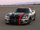 VIP 01 RK0284 01
Dodge Viper SRT-10 Concept Mopar Gray And Black 3/4 Front View On Pavement