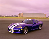 VIP 02 RK0012 02
1996 Dodge Viper GTS Coupe Blue 3/4 Front View By Hangar