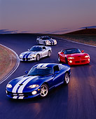 VIP 03 RK0040 01
Four Dodge Vipers On Race Track At Dusk
