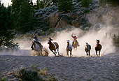 WRG 01 RK0037 02
Wranglers On Horses Galloping In Dust