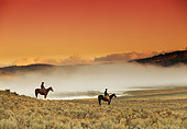 WRG 01 RK0221 02
Wranglers And Horses In Open Field With Fog